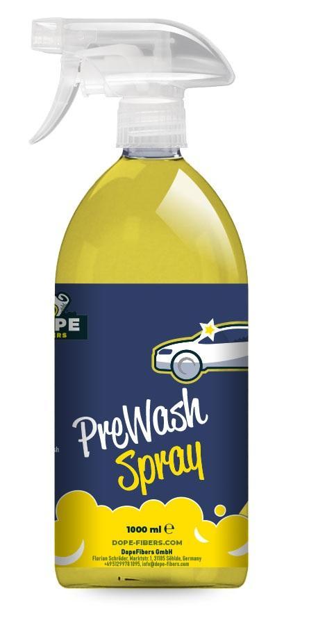 DopeFibers PreWashSpray - lackschonender Auto-Vorreiniger in der 1L Sprühflasche