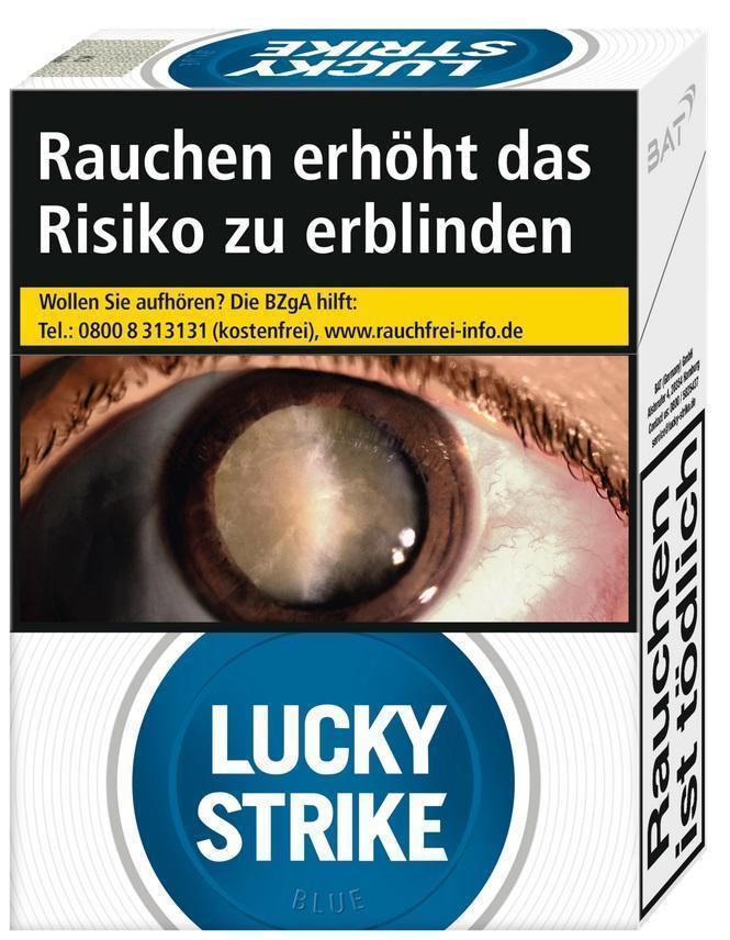 Lucky Strike Blue 12x22 Zigaretten á 10,00 EUR