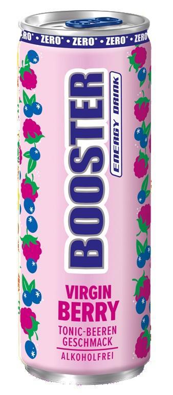 Booster Virgin Berry - 12 x 0,33l Dose