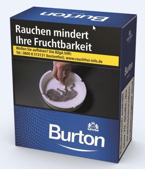 Burton Blue XXXL 13,00 EUR - 4 x 40 Zigaretten