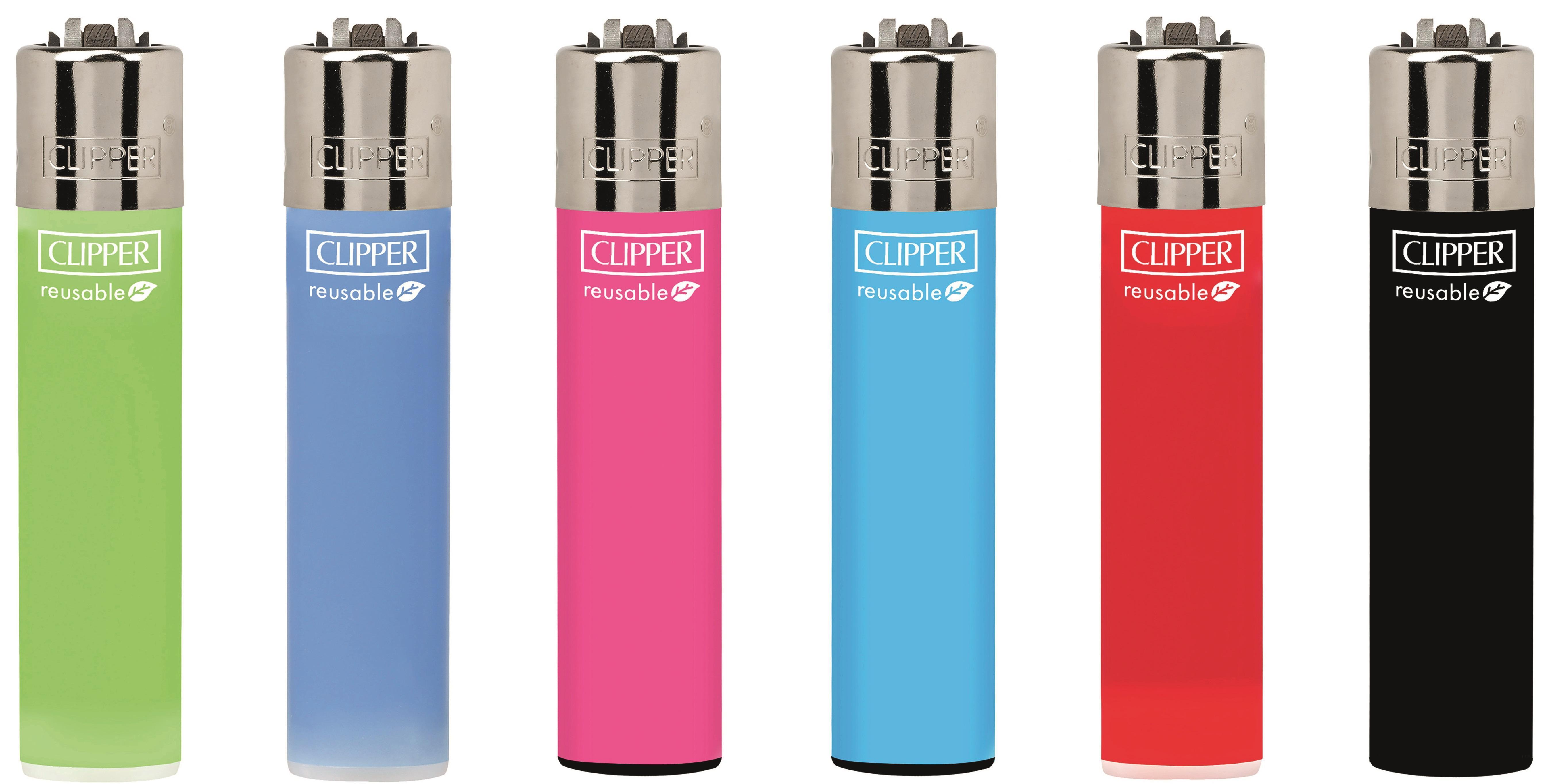 Clipper Solid Branded - 24 Feuerzeuge