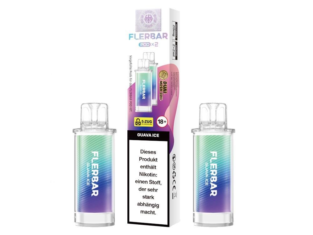 Flerbar Pod Guava Ice 20 mg Pods - 10x2 Stück