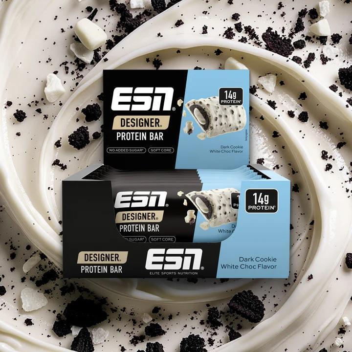 ESN Designer Bar Proteinriegel Dark Cookie White Choc - 12x45g Riegel