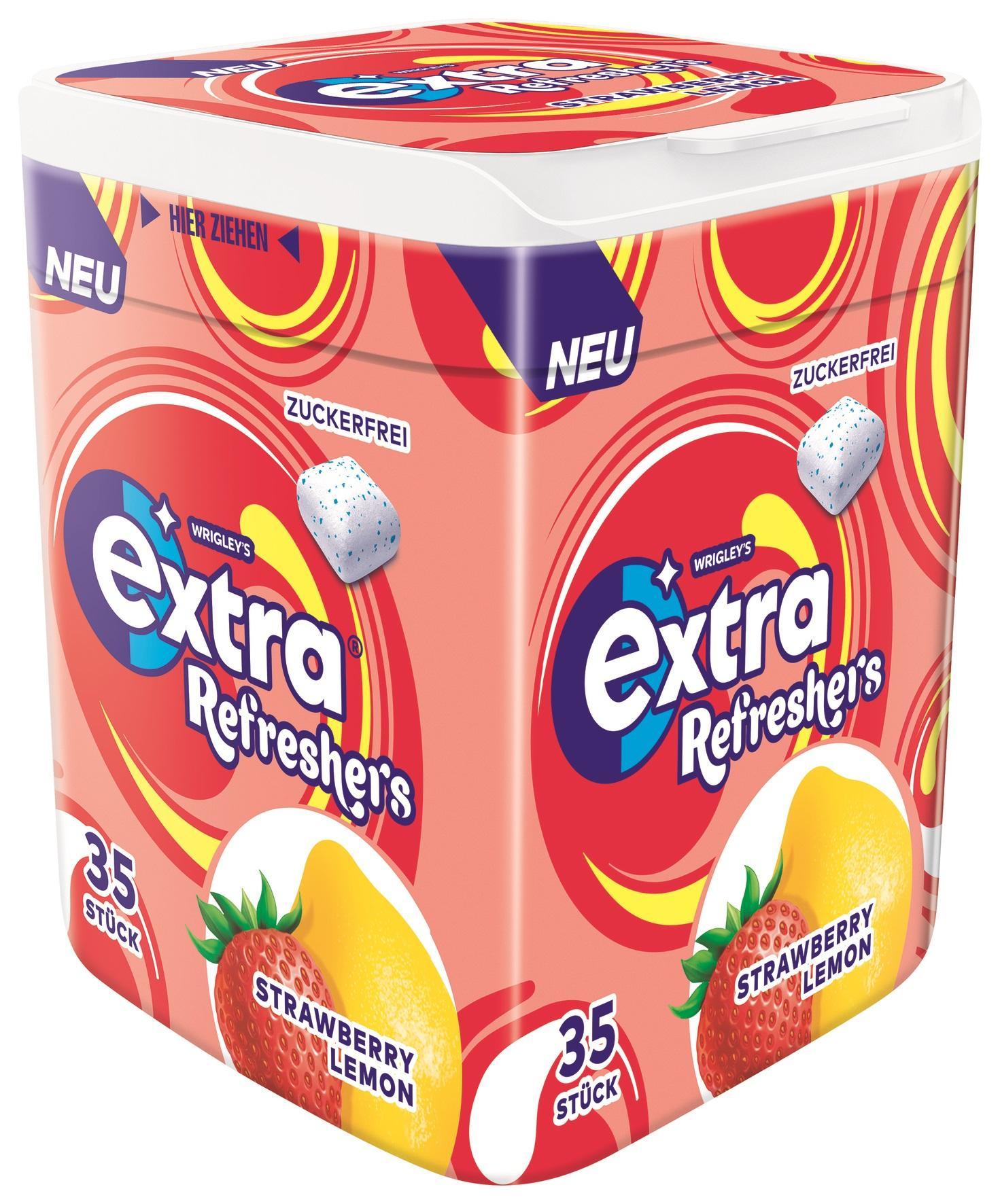 Wrigley's Extra Refreshers Strawberry Lemon - 1 x 6 Dose à 35 Dragees