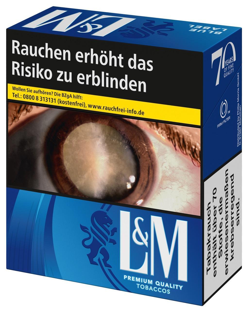 L & M Blue 4XL 15,00 EUR - 5 x 39 Zigaretten