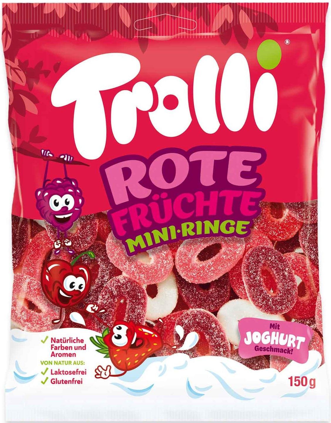 Trolli Rote Früchte Mini-Ringe - 150g Beutel