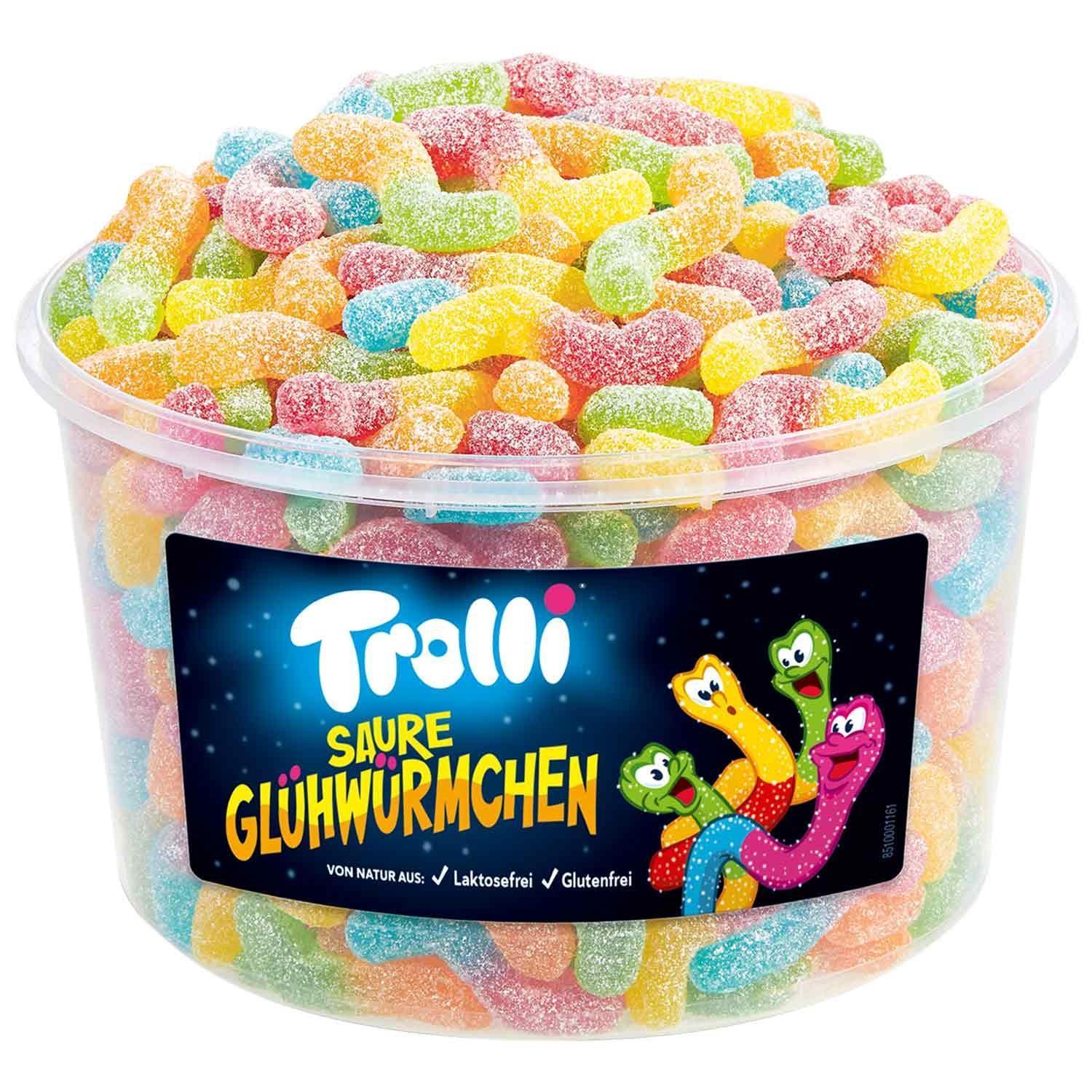 Trolli Saure Glühwürmchen - 150 Stück in der Dose