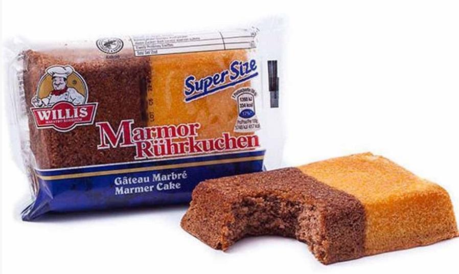 Willis Marmor Rührkuchen - 30 x 80g Packung