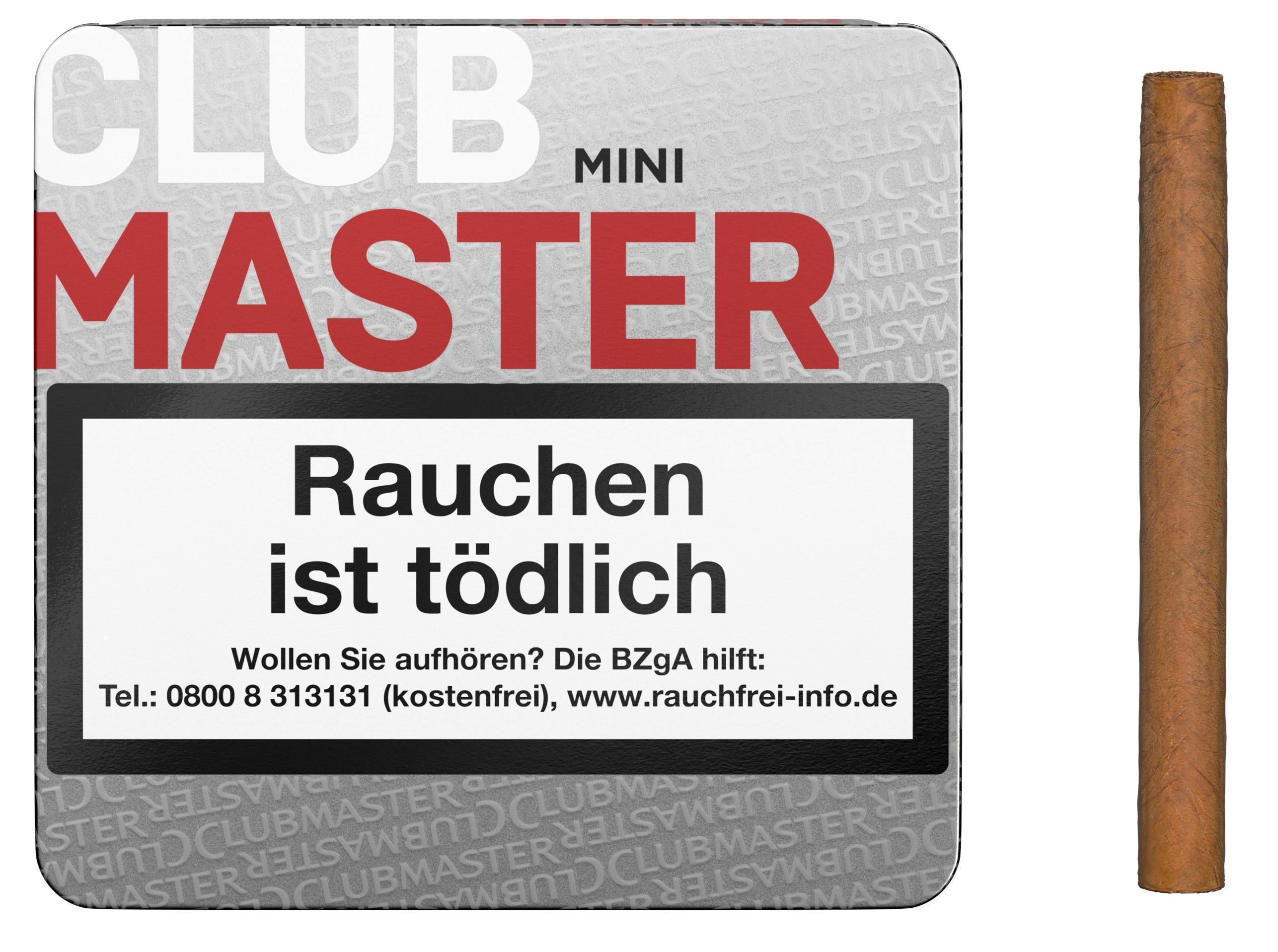 Clubmaster Mini Red o. Filter 232 - 5 x 20 Zigarillos á 6,30 EUR
