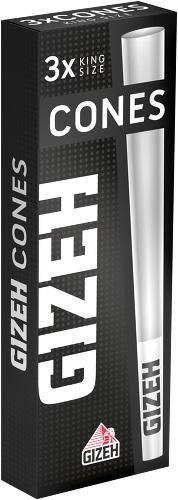 GIZEH Black Cones + Tip - 1 x 24 Stück