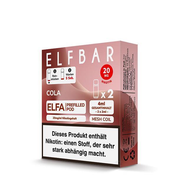 ElfBar ELFA Pods Cola 20mg - 10 x 2 Pods