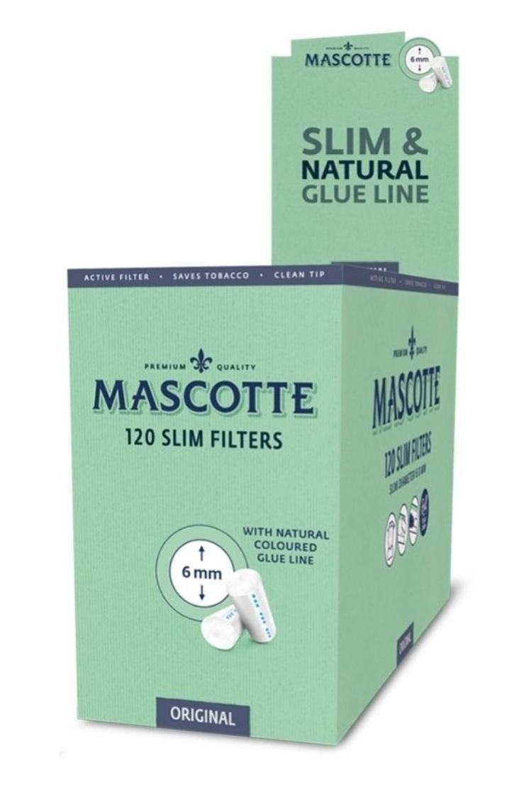 Mascotte Slim Paper Filter 6mm - 20×120 Filter