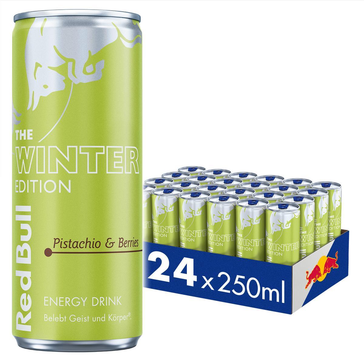Red Bull Winter Edition Pistachio & Berries - 24×0,25l Dosen