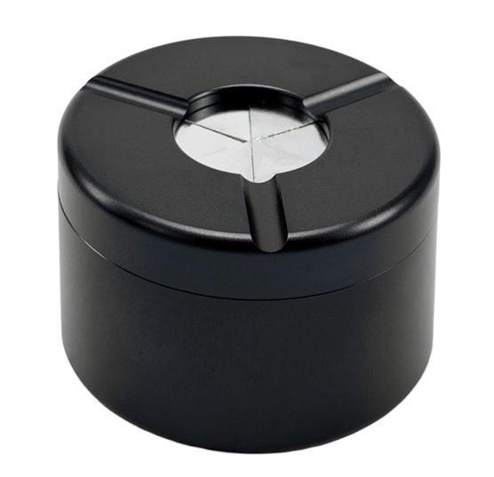 Ascher Aluminium mit Drehverschluss schwarz Durchmesser 80mm Höhe 55mm