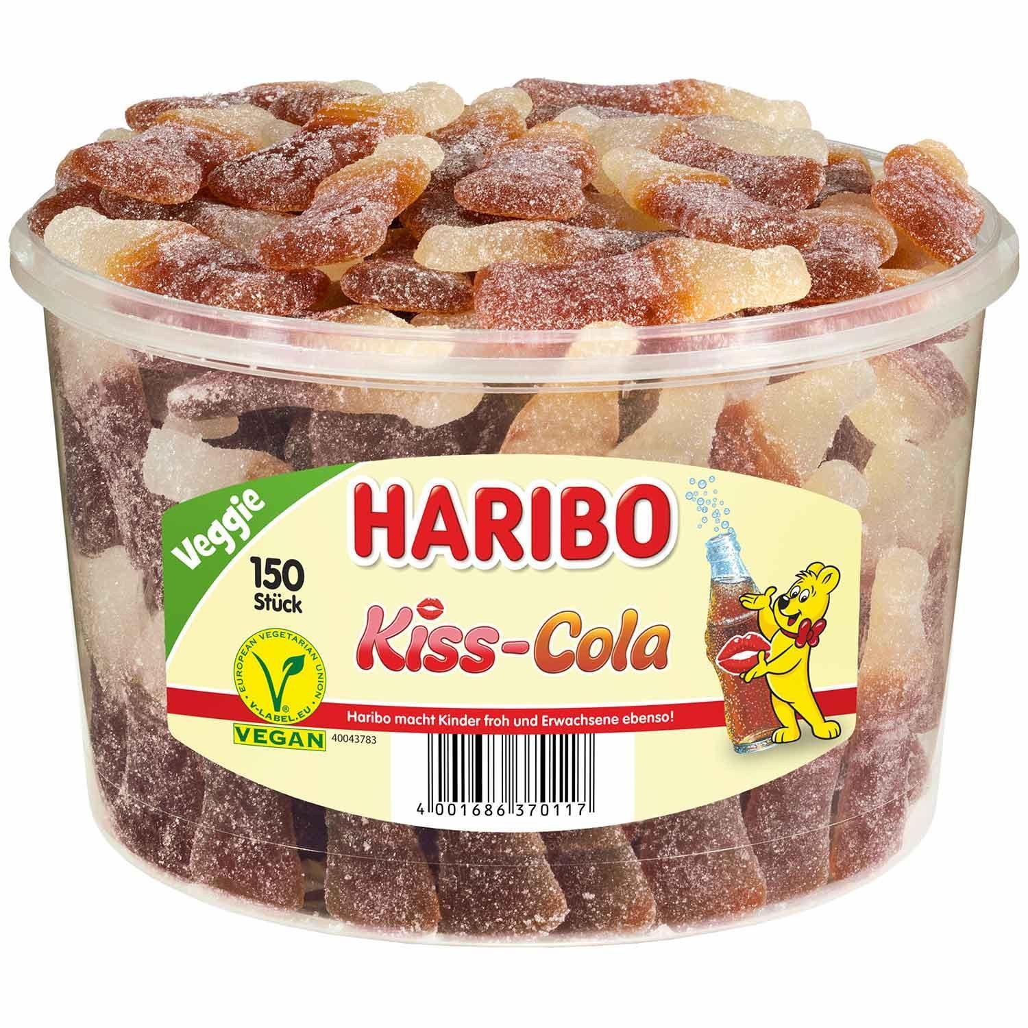 Haribo Kiss-Cola - 150 Stück in der Dose