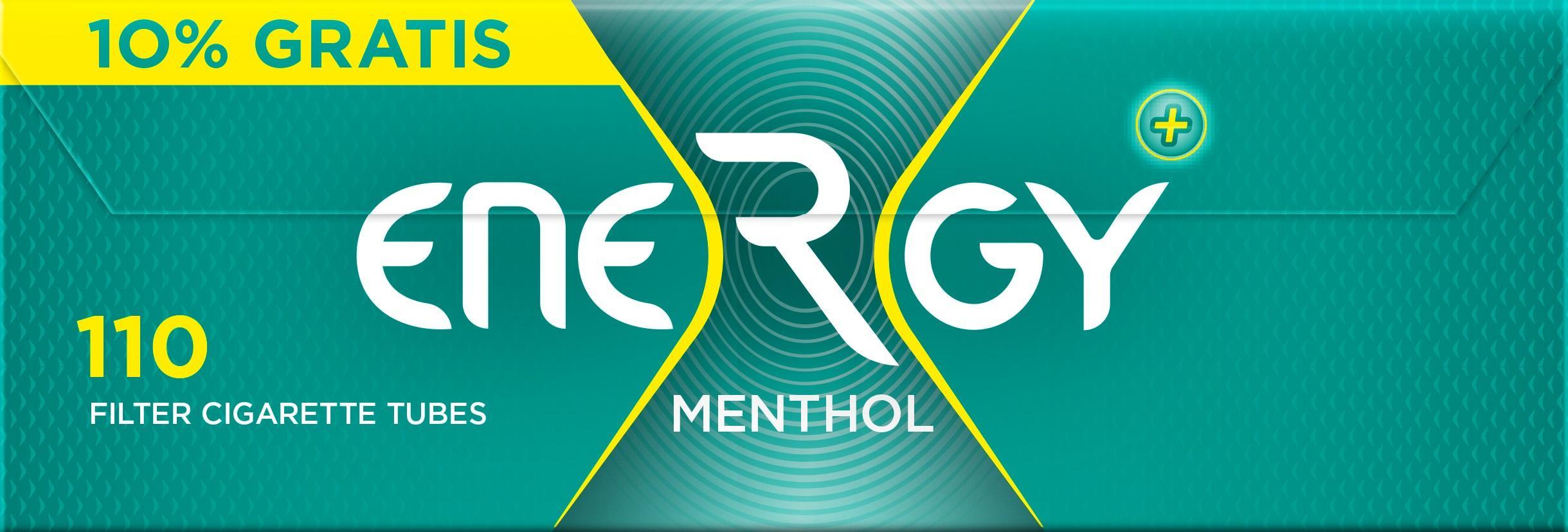 Energy+ Menthol Filterhülsen 100+10 - 5 x 110 Stück