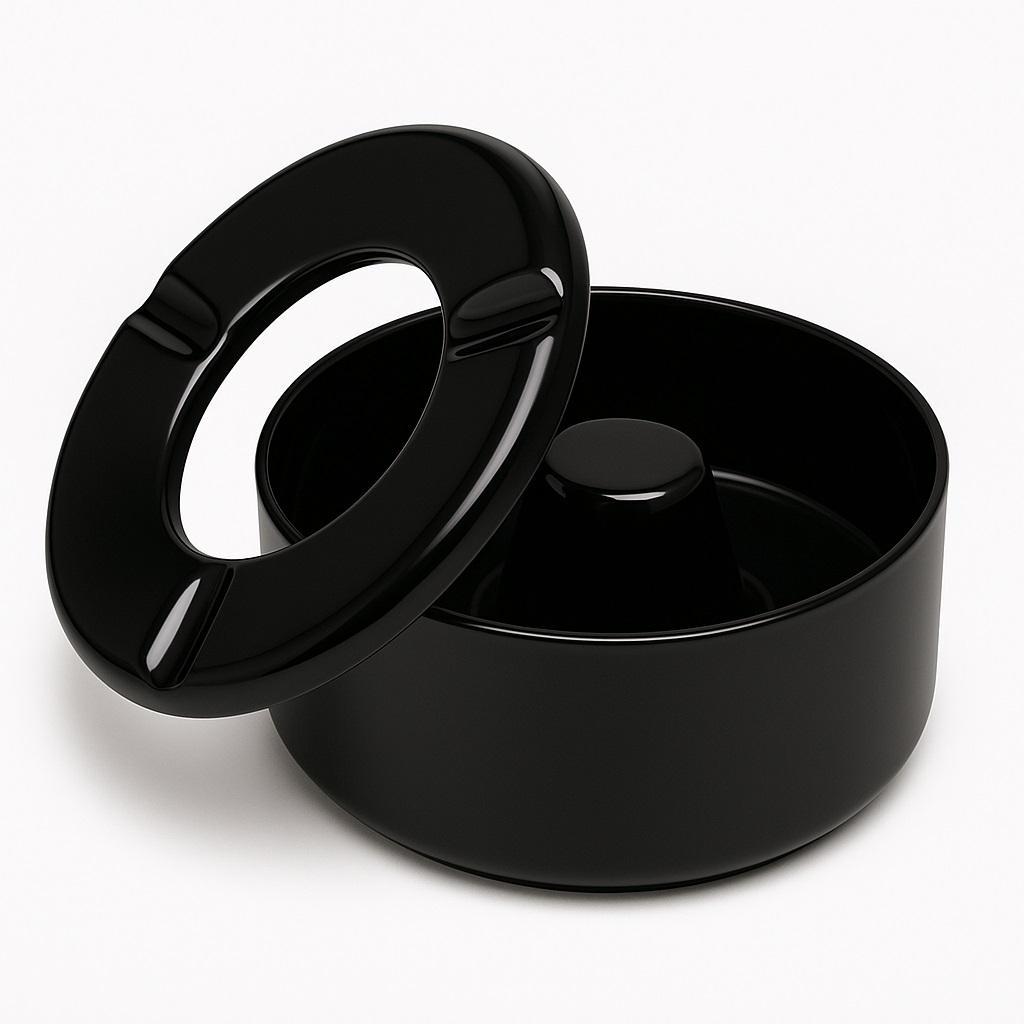 Windascher Kunststoff klein 10cm schwarz