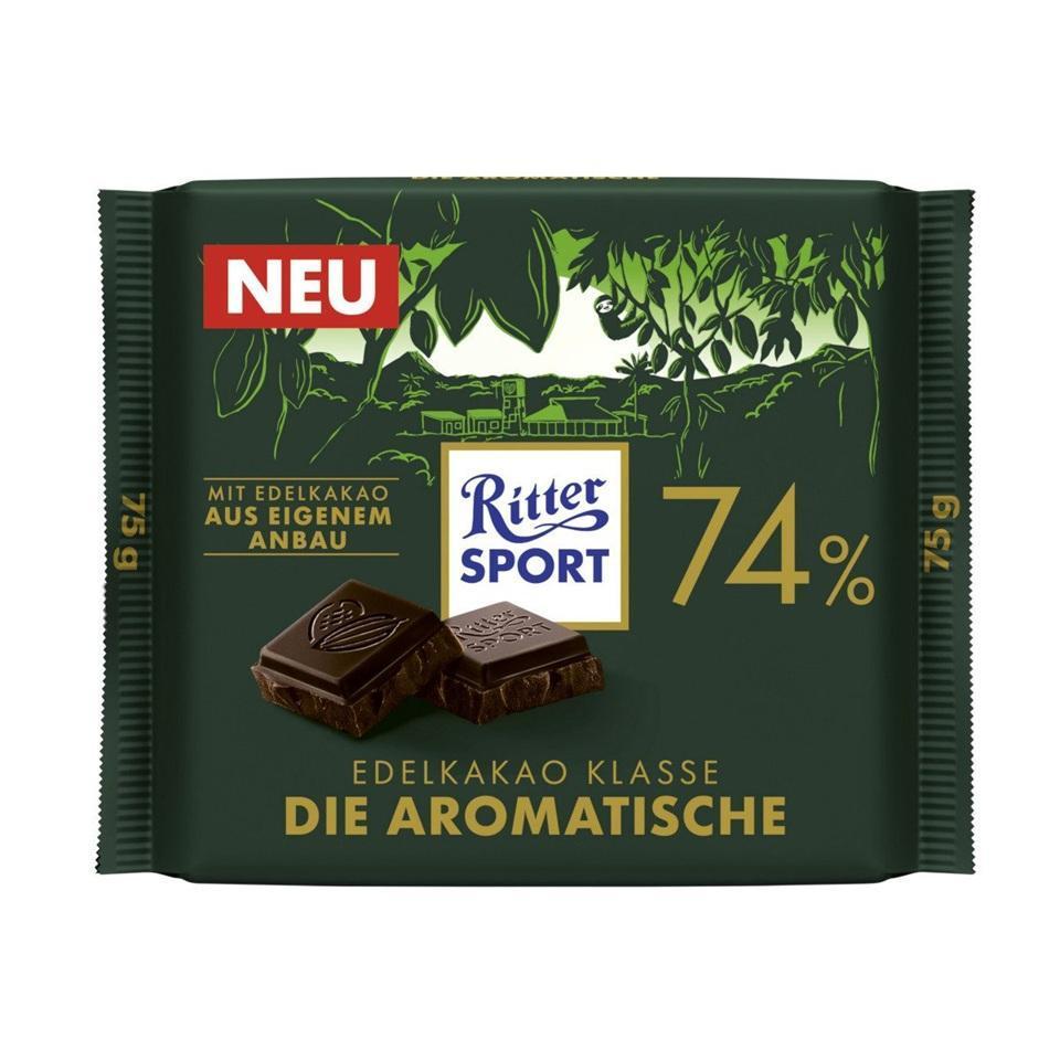 Ritter Sport die Aromatische 74% - 75g Tafel