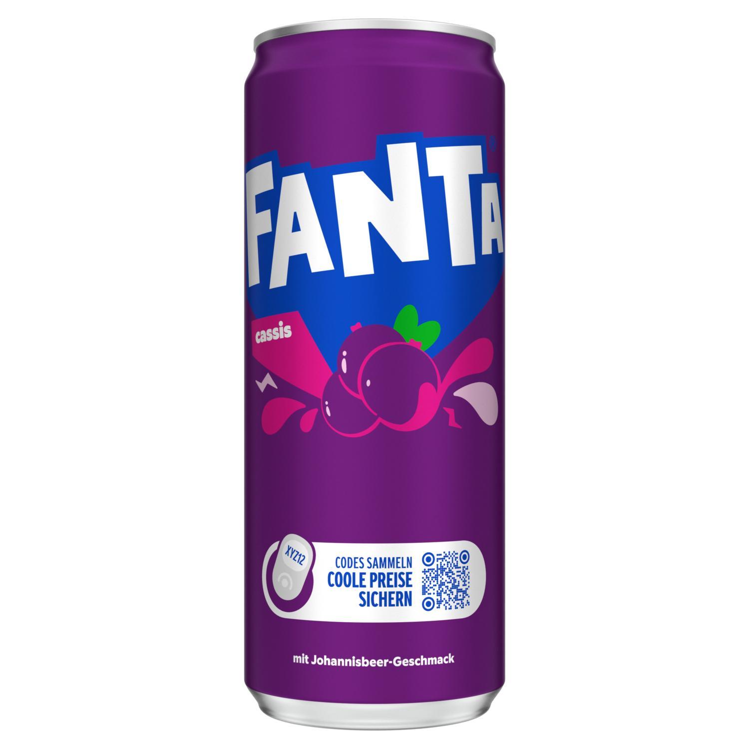 Fanta Cassis - 24 x 0,33l  Dose