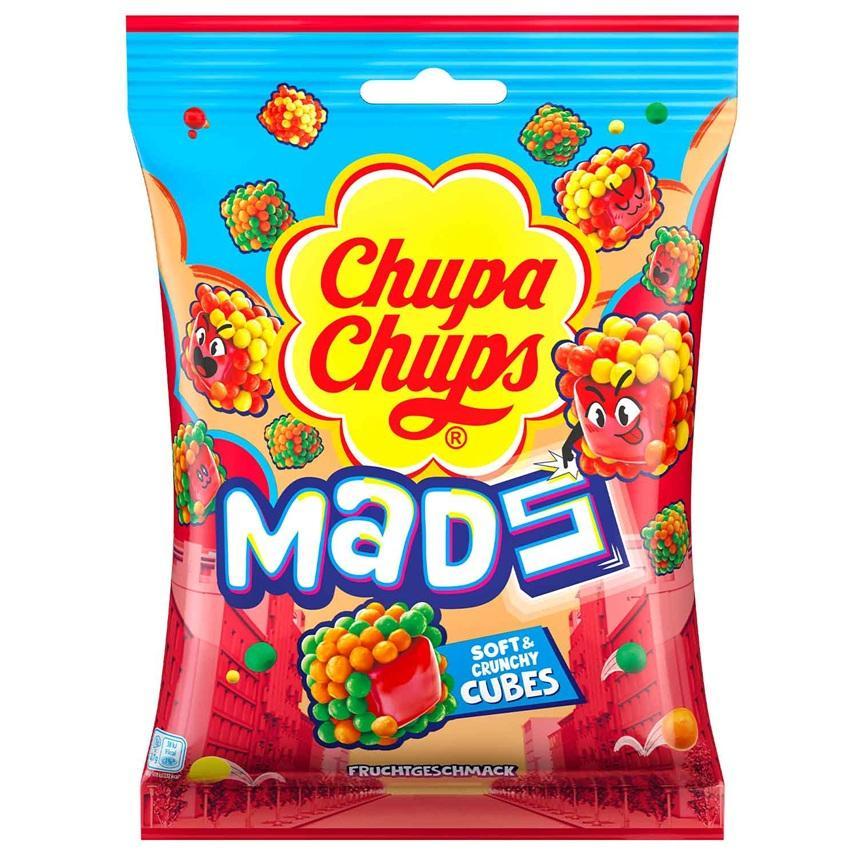 Chupa Chups Mads Fruit Kaubonbon 12 x 115g Beutel