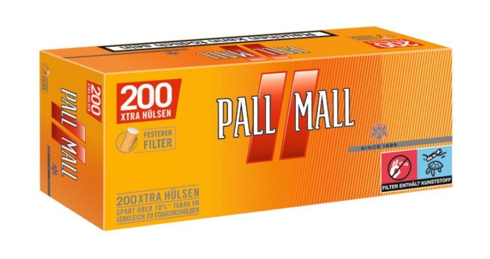 Pall Mall Allround Red Xtra Hülsen - 5 x 200 Stück