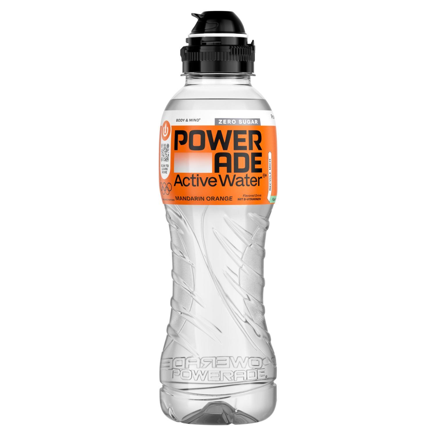Powerade Active Water Mandarine Orange - 12 x 0,5l Flasche