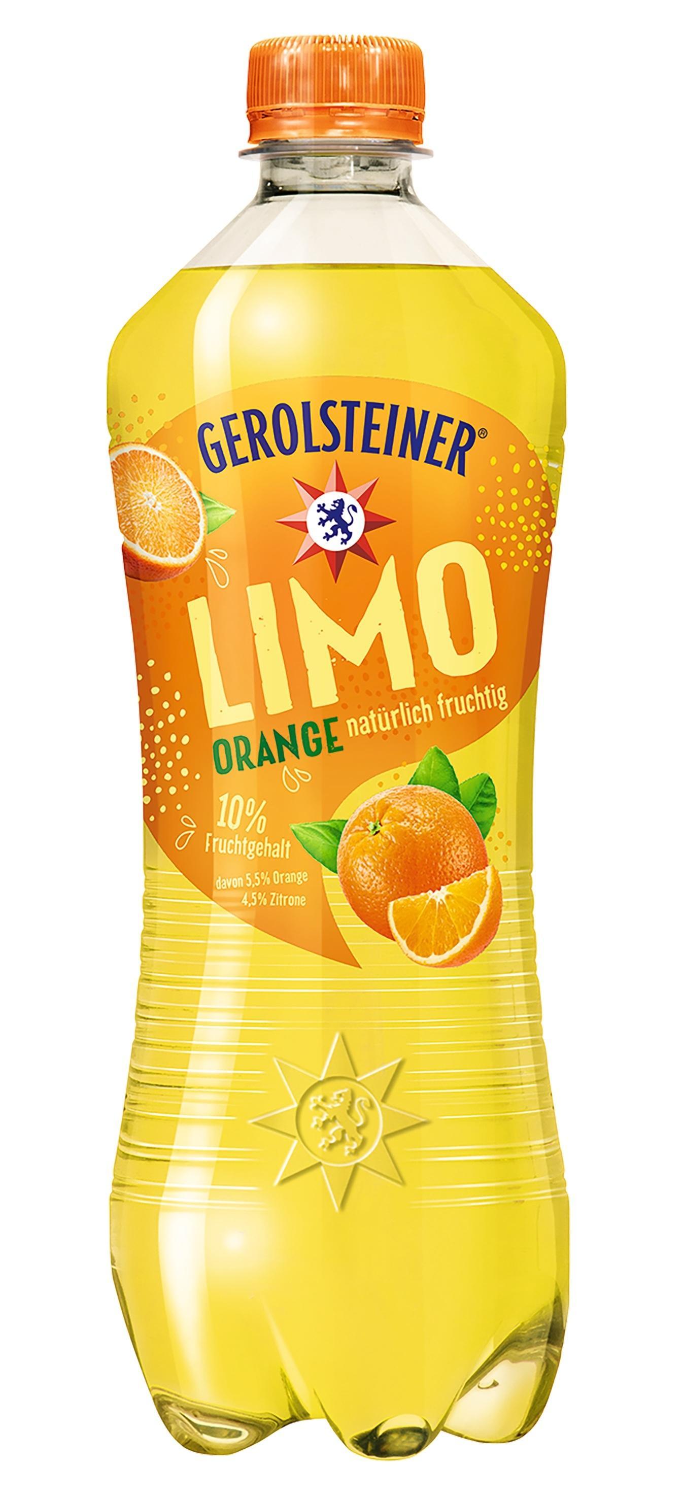 Gerolsteiner Orangen Limonade - 6x0,75l Flaschen