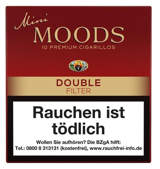 Dannemann Mini Moods Double Filter - 10x10 Zigarillos á 4,70 EUR
