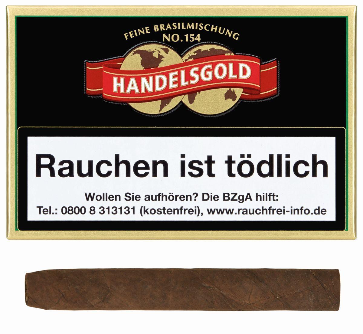 Handelsgold 154 Brasil - 10 x 10 Zigarillos á 5,50 EUR