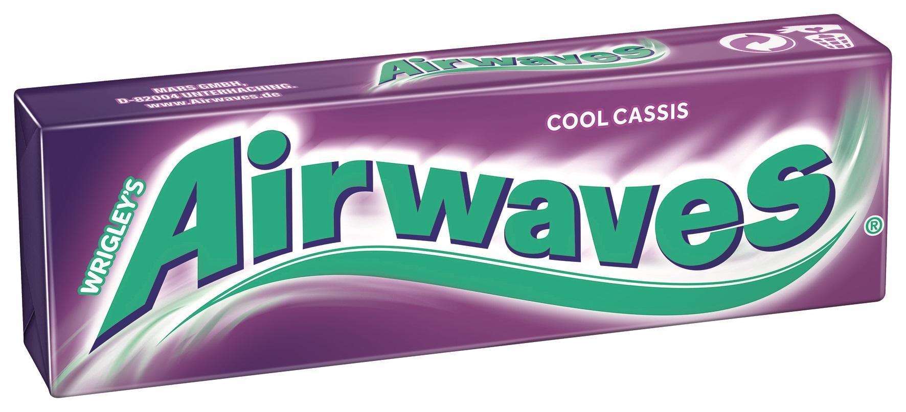 Wrigley Airwaves Cool Cassis - 30 x 12er Packung