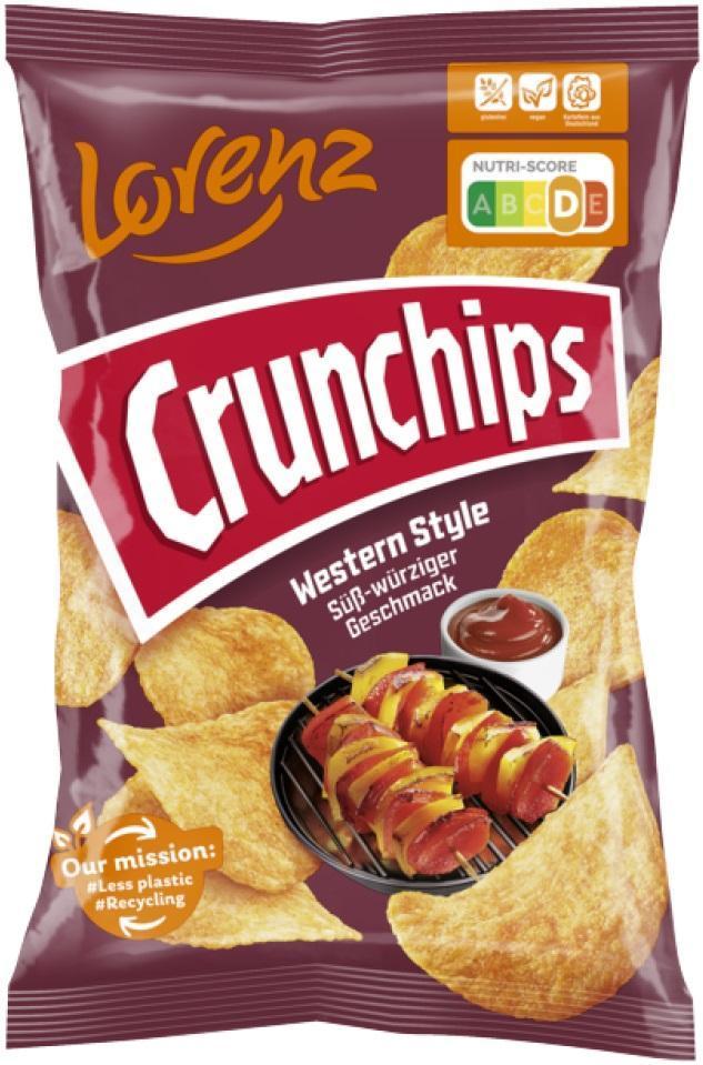 Lorenz Crunchips Western Style 150g