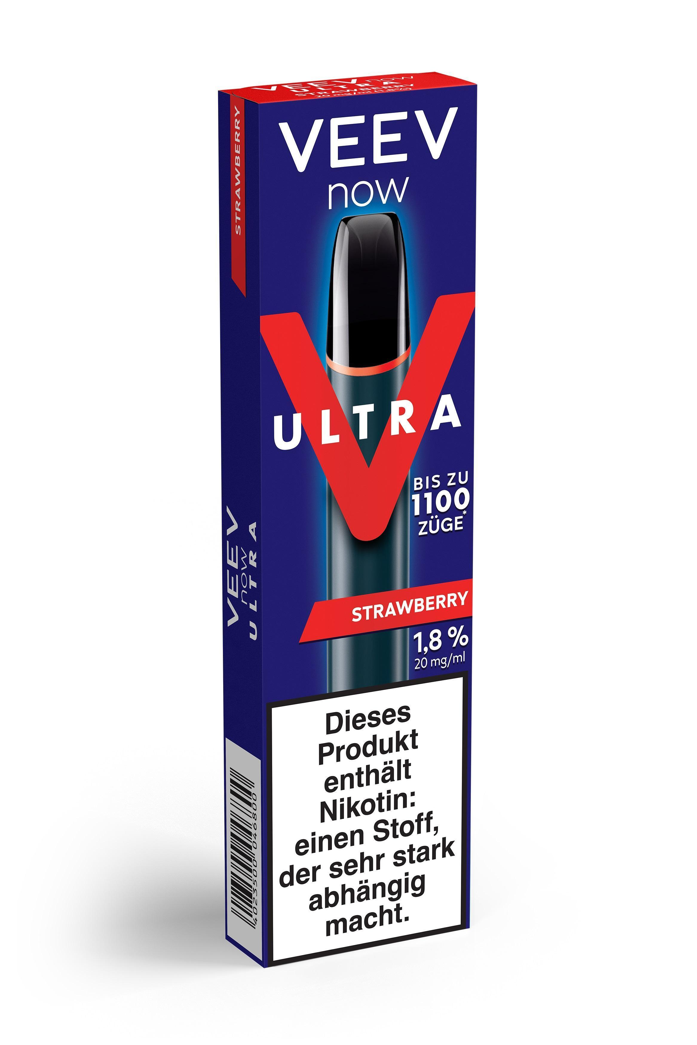VEEV NOW Ultra Strawberry 20 mg/ml - 1x5 Einweg Vapes
