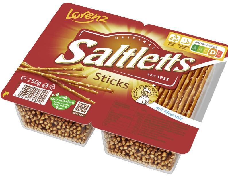 Lorenz Saltletts Sticks 250g