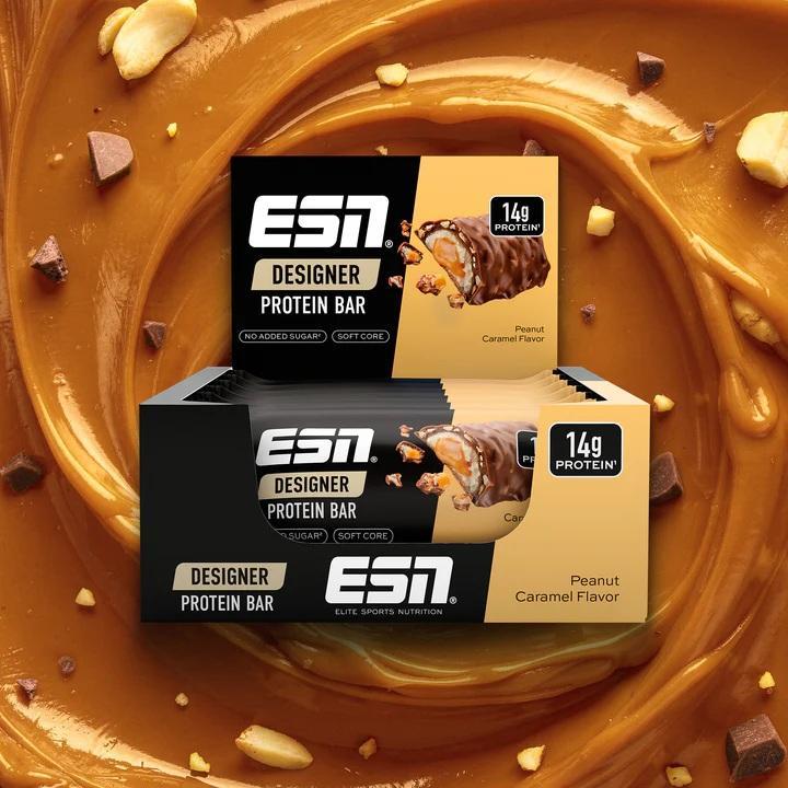 ESN Designer Bar Proteinriegel Peanut Caramel - 12x45g Riegel