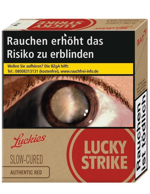 Lucky Strike Authentic Red - 8 x 29 Zigaretten