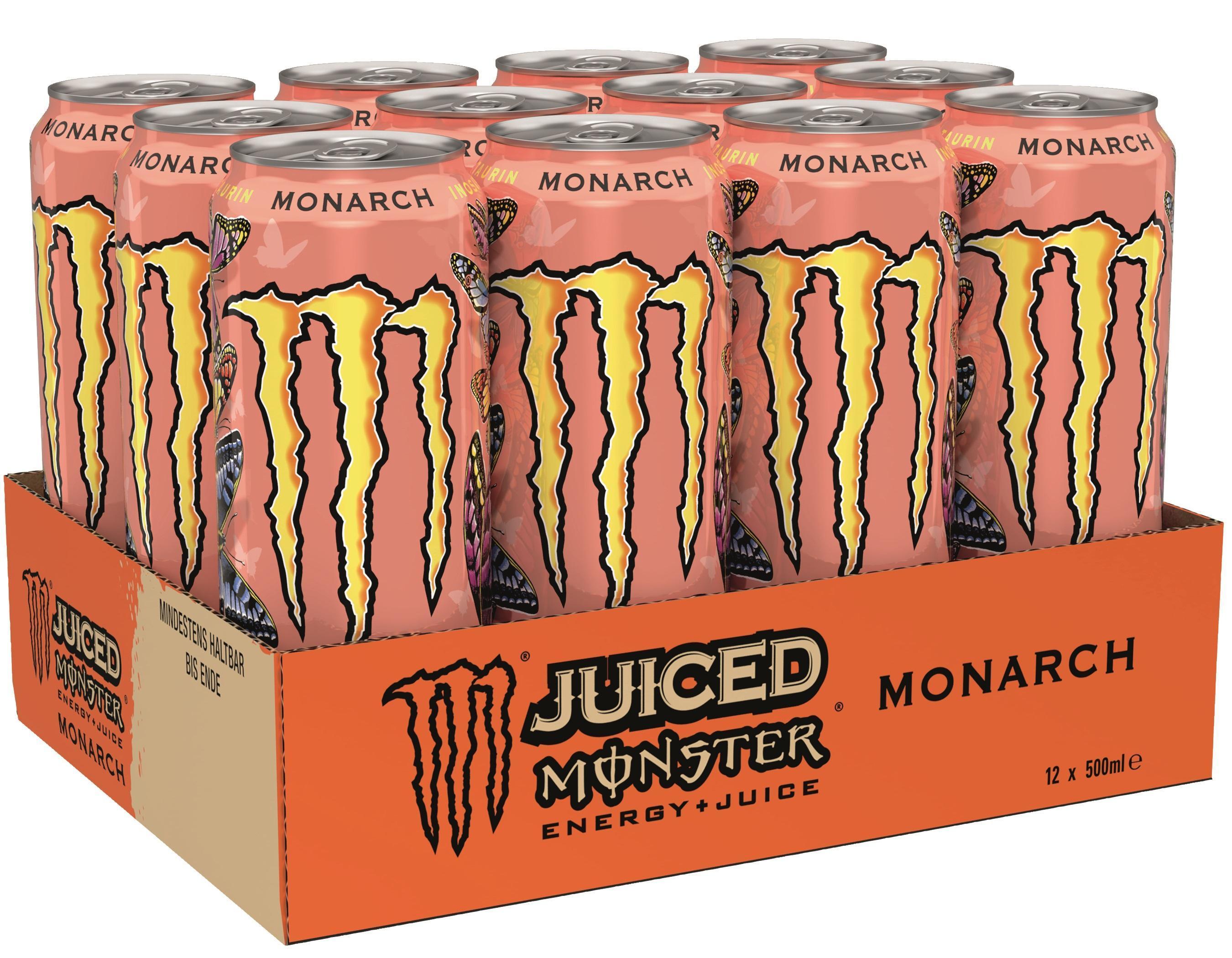 Monster Energy Monarch - 12 x 0,5l Dose