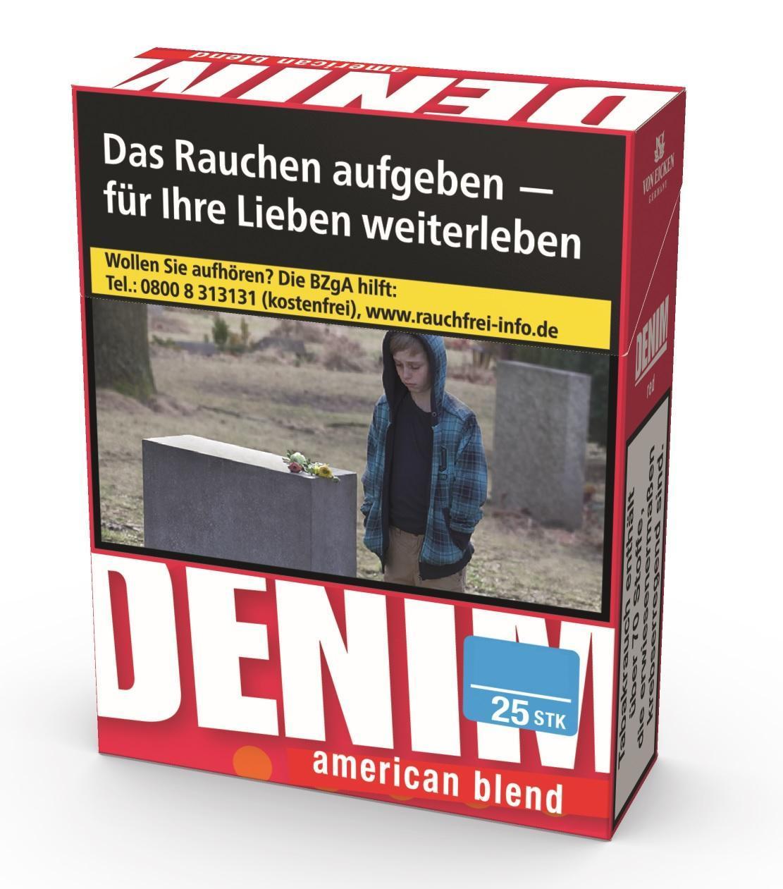 Denim Red XL-Box 8,00 EUR - 8 x 25 Zigaretten