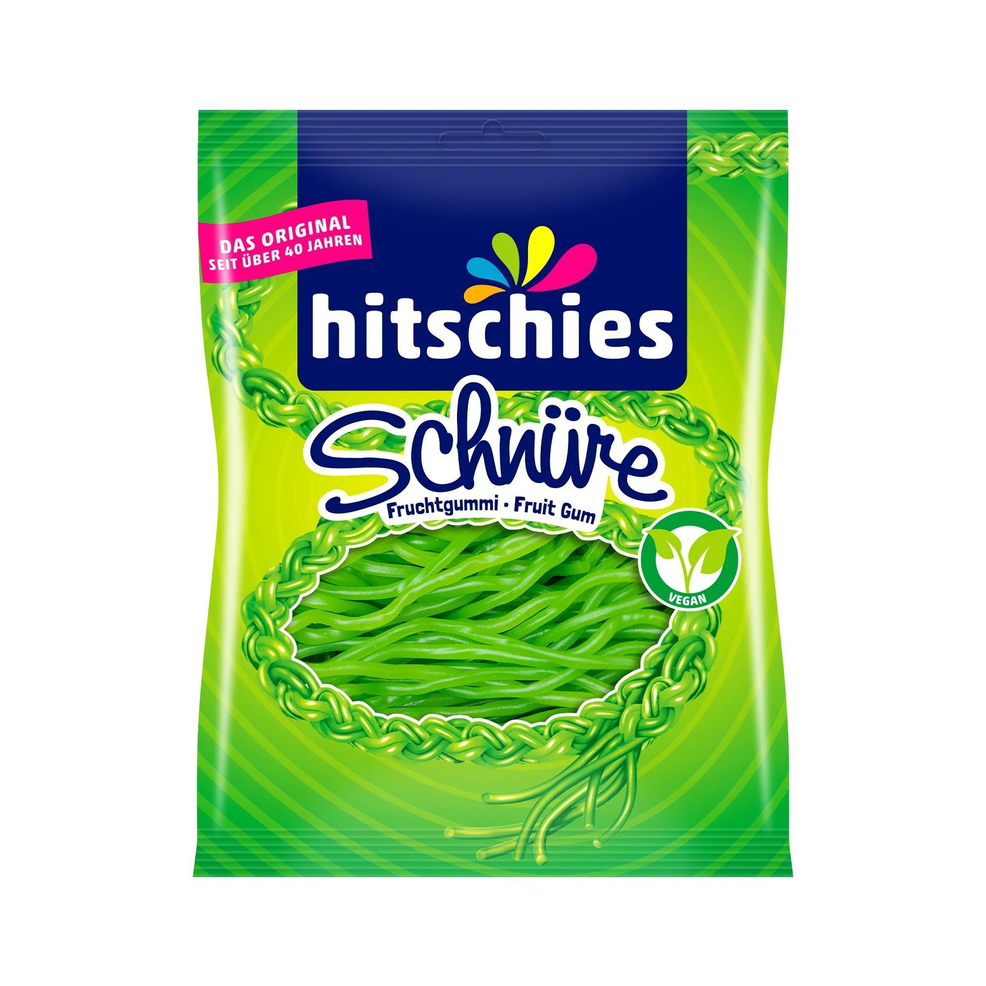 Hitschies Schnüre Apfel - 125g Beutel