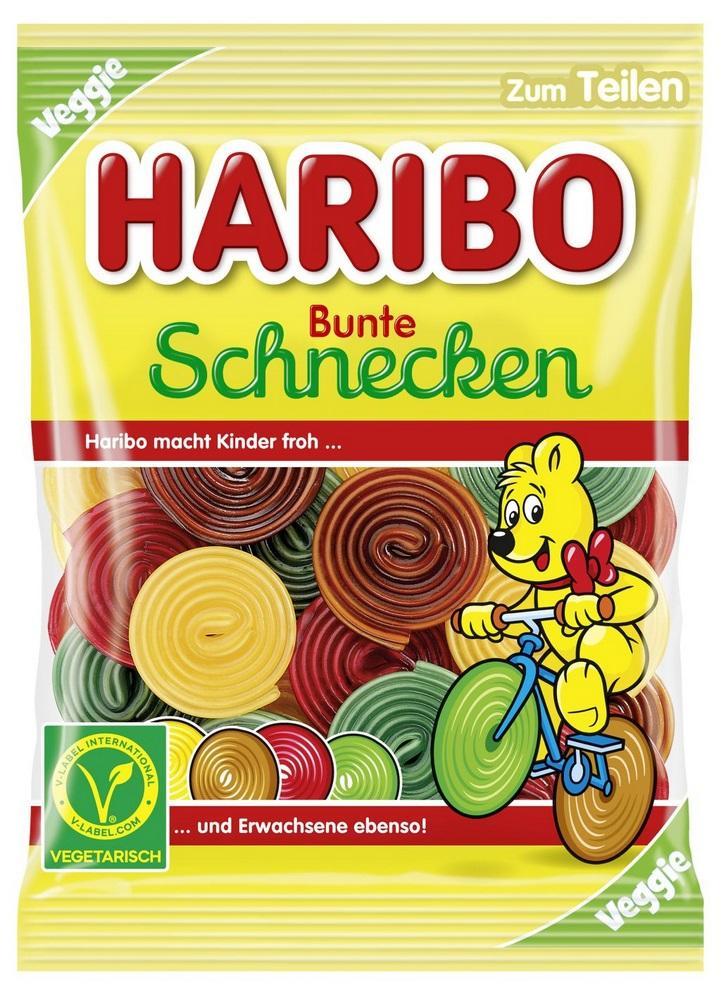 Haribo Frucht Cola Schnecken - 160g Beuetel
