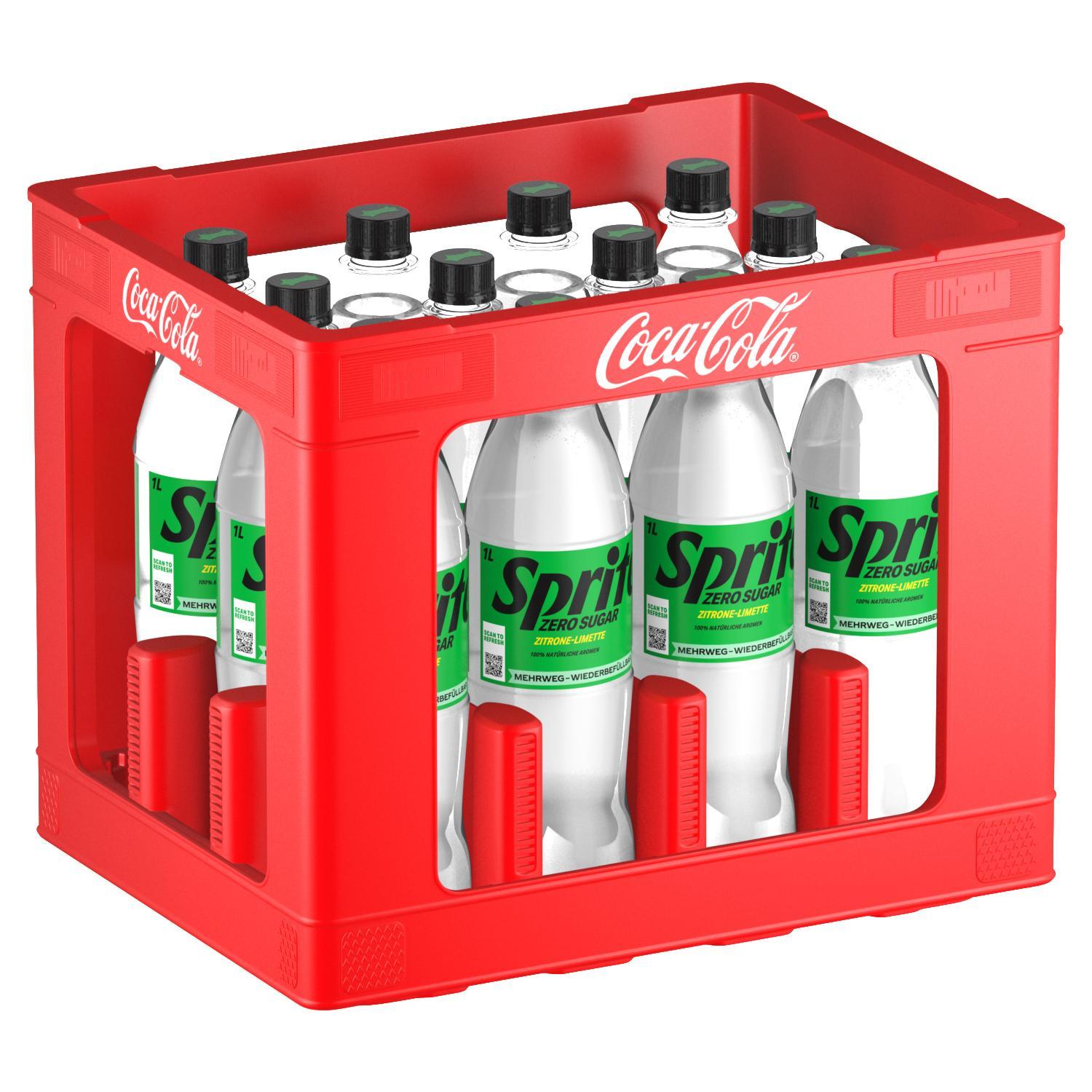 Sprite Zero 12×1,0L im Mehrwegkasten