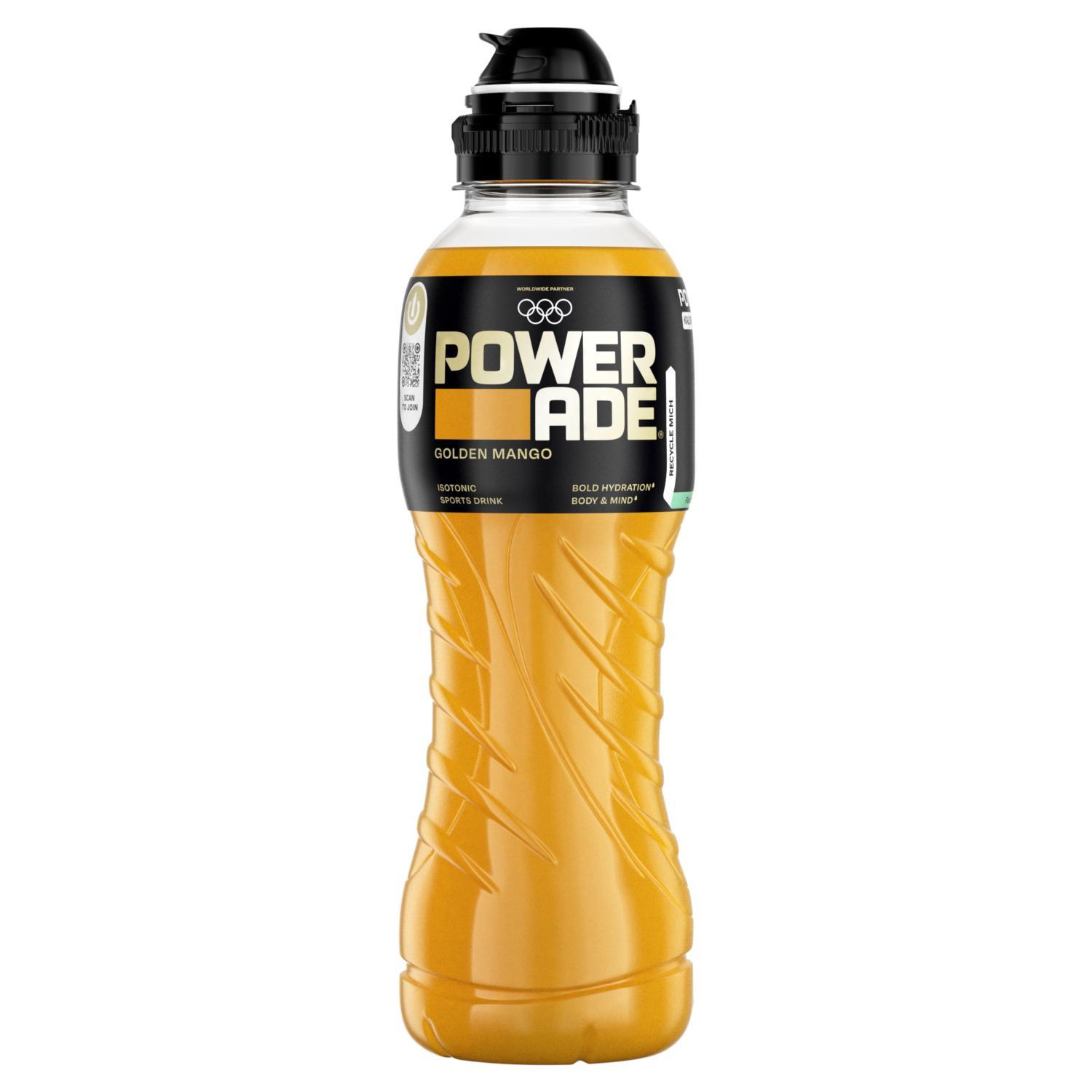 Powerade Golden Mango - 12 x 0,5l Flasche