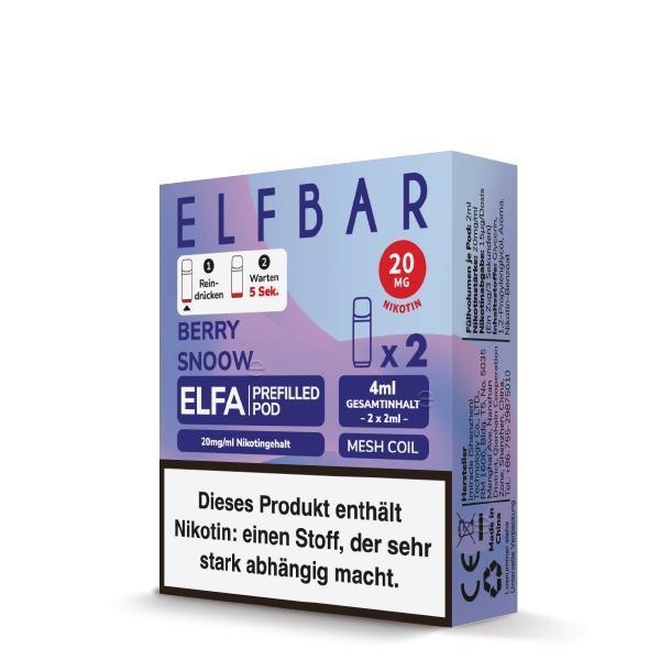 ElfBar ELFA Pods Blueberry Snow 20mg - 10 x 2 Pods