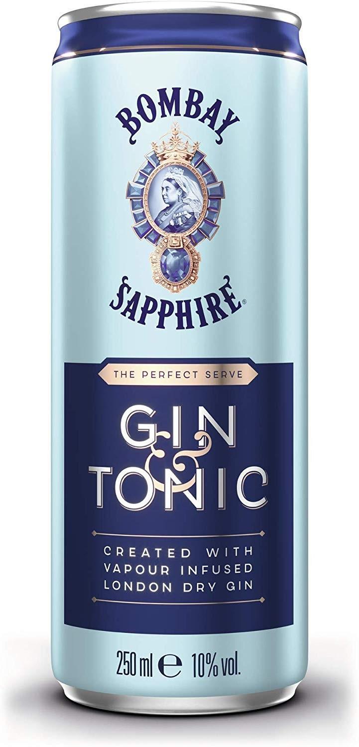 Bombay Sapphire Gin & Tonic 10% - 12x0,25l Dosen