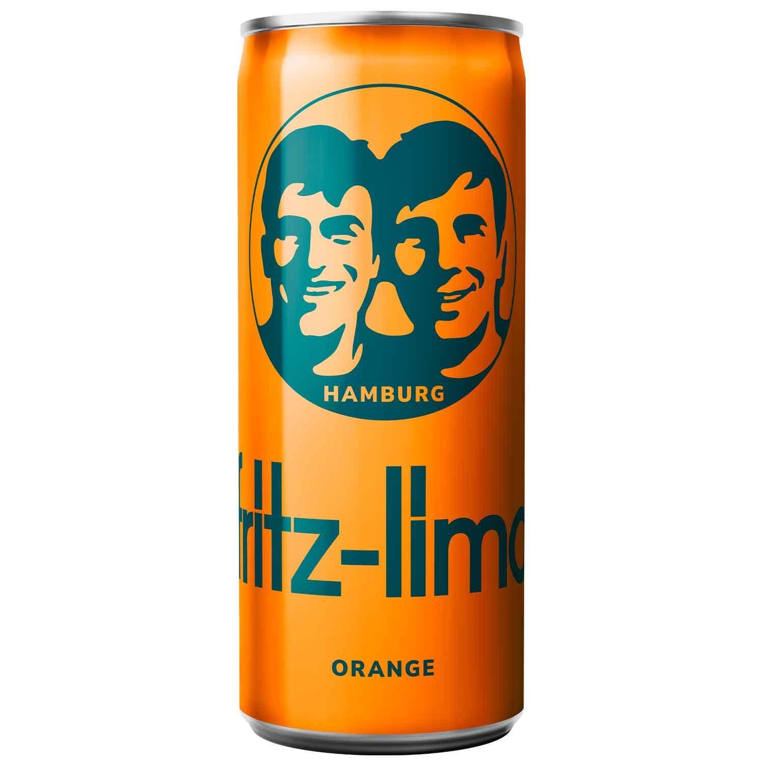 Fritz Limo Orangen Limonade - 24 x 0,33l Dose
