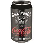 Jack Daniels & Cola Zero 10% - 12 x 0,33l Dosen