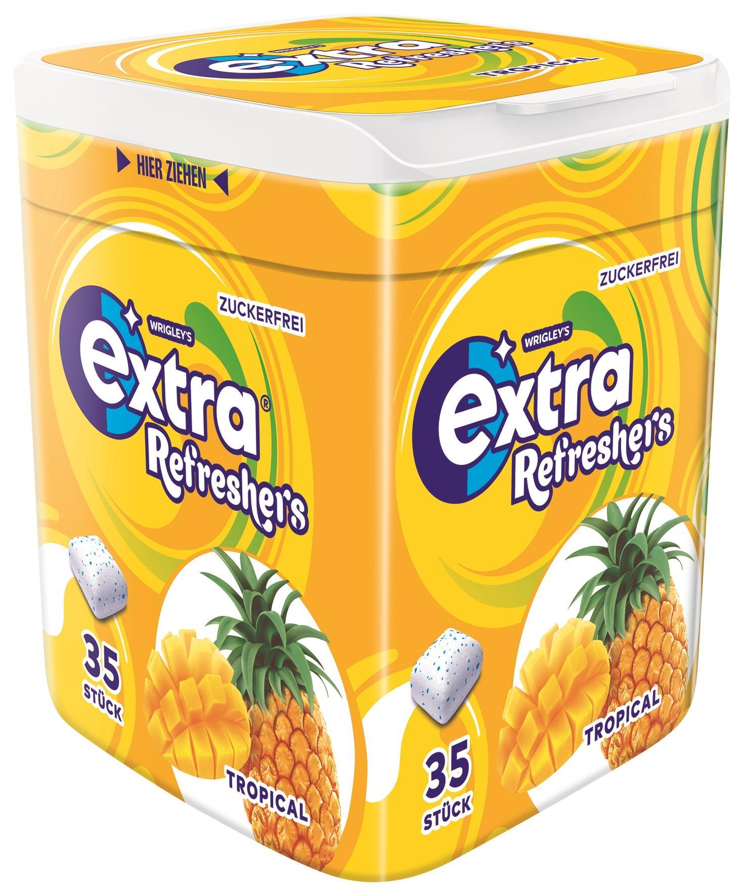 Wrigley's Extra Refreshers Tropical - 1 x 6 Dose à 35 Dragees
