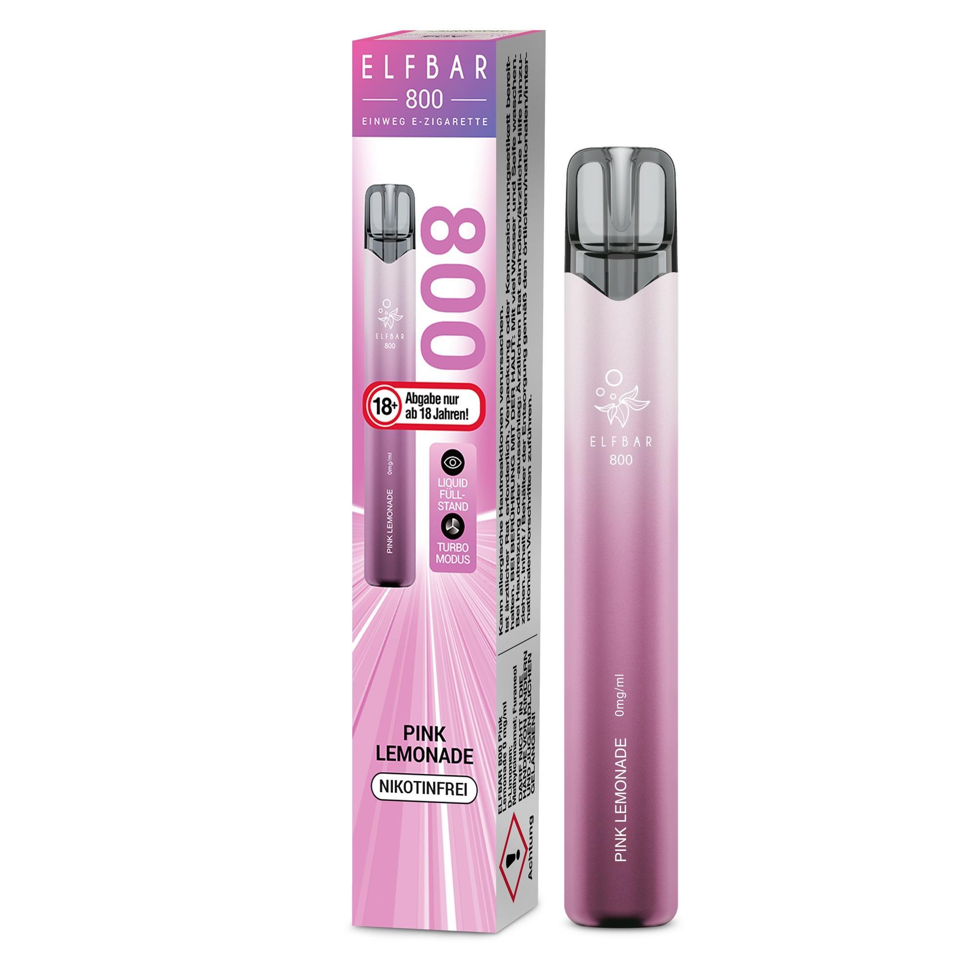 ElfBar 800 Pink Lemonade 0mg - 1 x 10 Stück