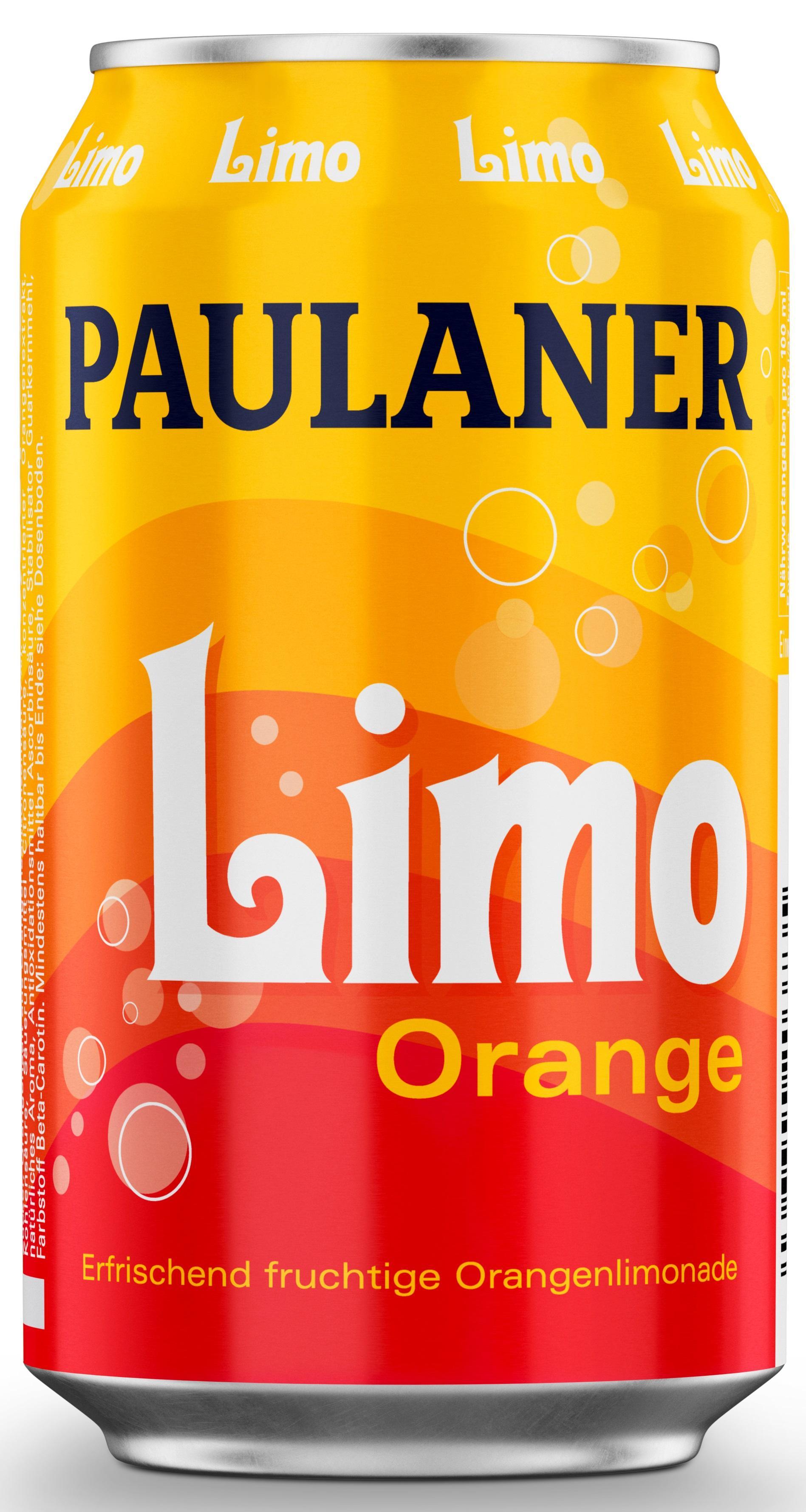 Paulaner Limo Orange - 24 x 0,33l Dose