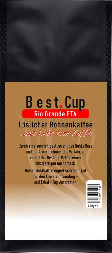 Rio Grande FTA löslicher Bohnenkaffee 500g Beutel