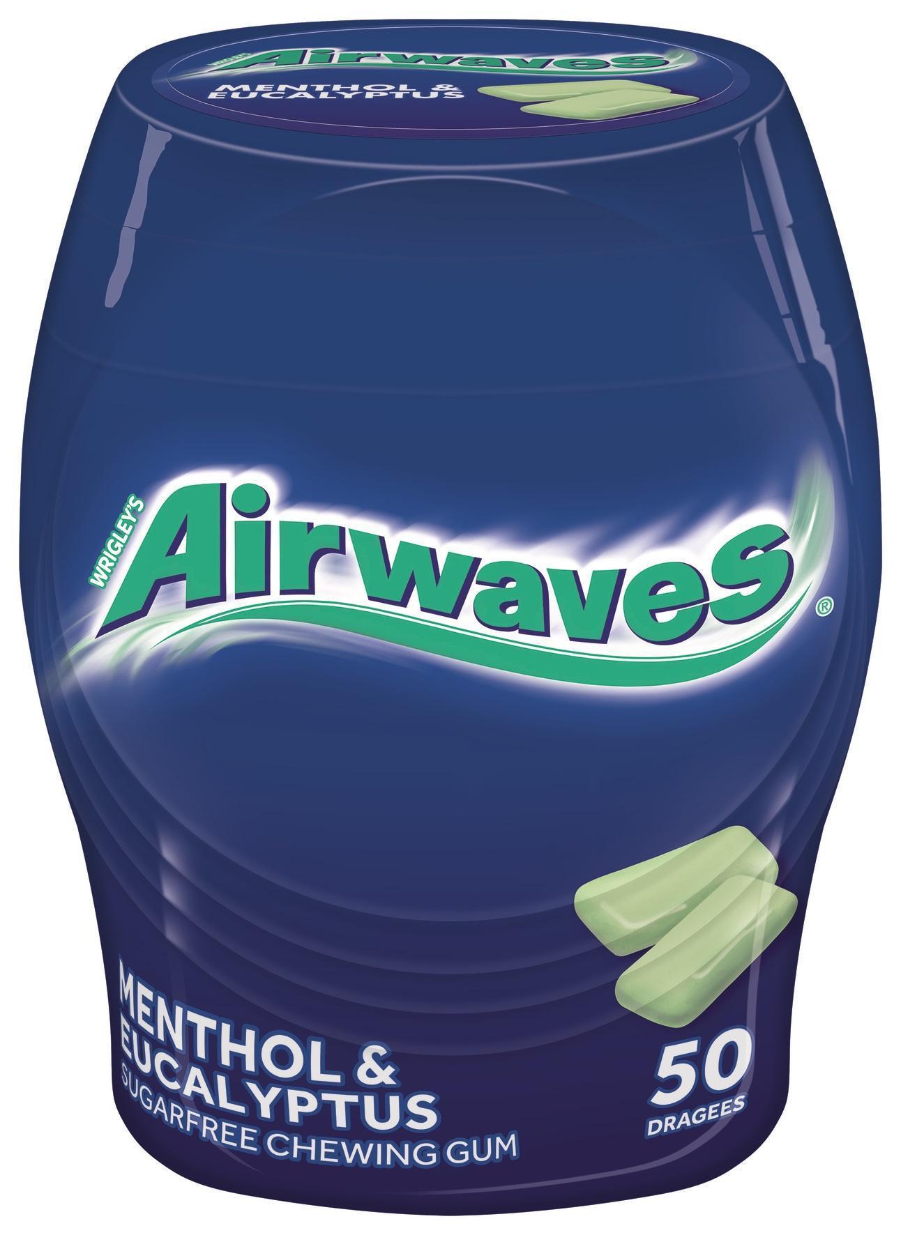Wrigley Airwaves Menthol & Eucalyptus - 12 x 50er Dose